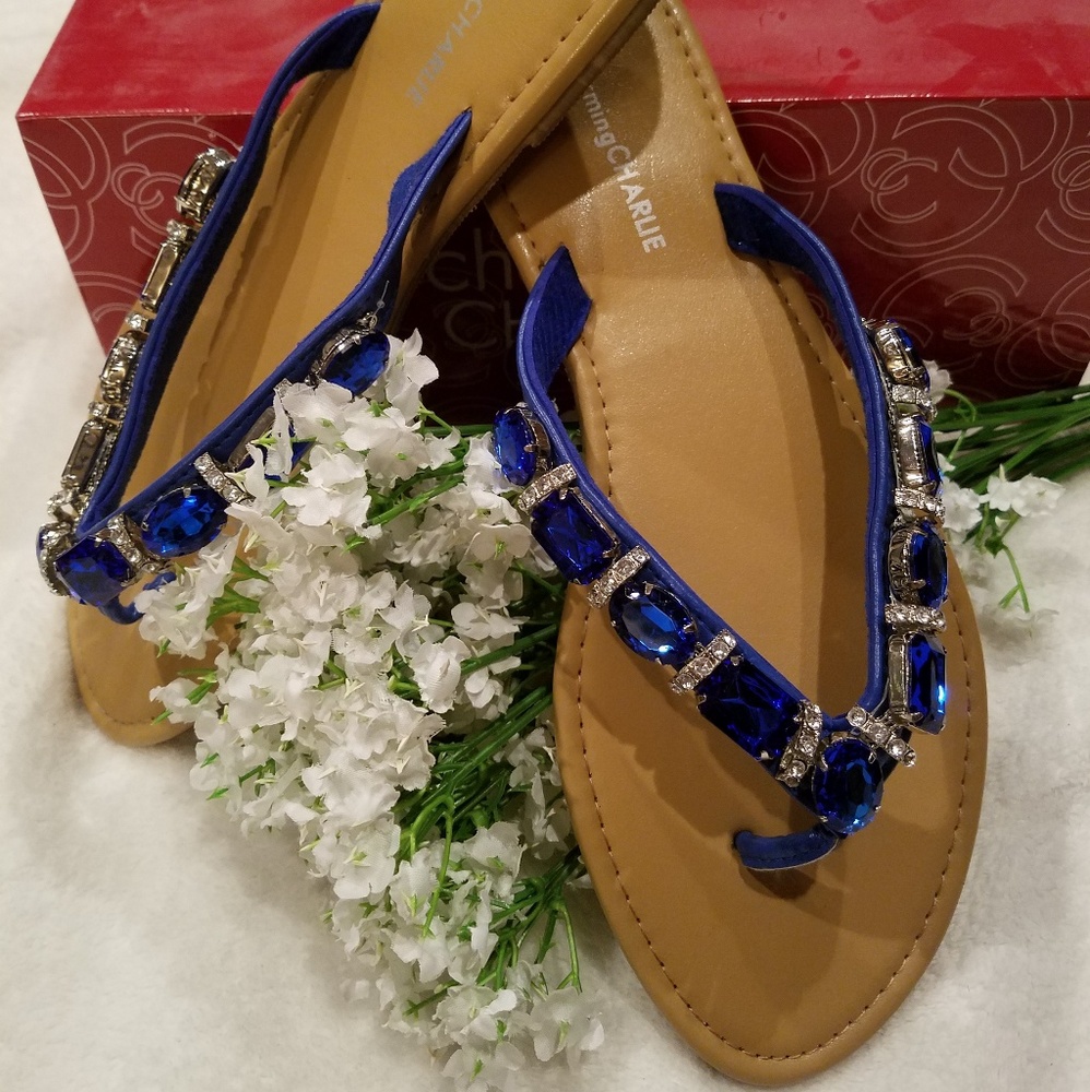 NEW* Charming Charlie Jewel'd Flats